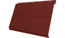 Вертикаль 0,2 line Grand Line 0,5 Satin с пленкой RAL 3009 оксидно-красный