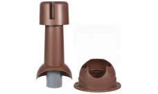 Комплект Krovent Seam 110 изолированный коричневый