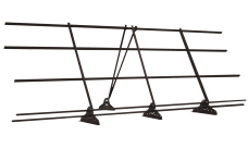 Ограждение кровельное со снегозадержателем на фальц Grand Line 1,2х3м RR 32