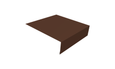 Планка околооконная простая 200х50 Grand Line 0,45 Drap TR lite RAL 8017 шоколад (2м)