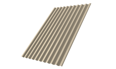 Профнастил С21R Grand Line 0,45 Drap ТХ RAL 1015 светлая слоновая кость