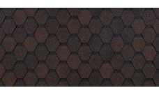 Черепица гибкая Döcke Pie Eurasia Шестигранник коричневый