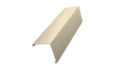 Декоративная накладка на столб универсальная угловая 80х80 для забора жалюзи 0,45 Print Elite Milky Wood TwinColor (3м)