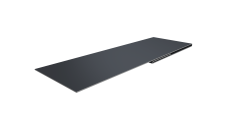 Планка финишная 48х25 Grand Line 0,45 Drap TwinColor RAL 7024 мокрый асфальт (2м)