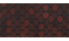 Черепица гибкая Döcke Pie Eurasia Шестигранник красный