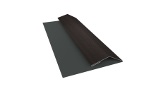 Планка финишная Блок-Хаус новый Grand Line 0,45 Принт Элит Кофейное дерево TwinColor (2м)