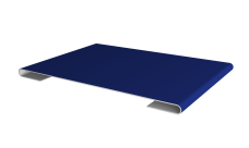 Планка стыковочная Grand Line 0,45 PE с пленкой RAL 5002 ультрамариново-синий (2м)