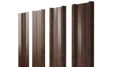 Штакетник М-образный A с прямым резом 0,45 Print-Double Premium Antique Wood