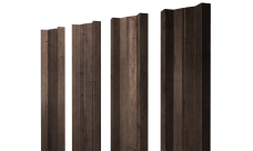 Штакетник М-образный A с прямым резом 0,45 Print Premium Almond Wood Fresh