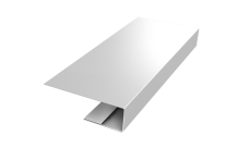 J-Профиль 12мм 0,45 PE с пленкой RAL 9003 сигнальный белый (3м)