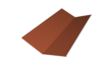 Планка ендовы нижней 300х300 Grand Line 0,45 Drap TX RAL 8004 терракота (2м)