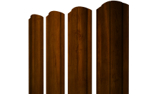 Штакетник Круглый фигурный 0,45 Print Premium Golden Wood Intense FTC