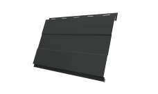 Софит металлический Вертикаль 0,2 prof Grand Line 0,5 Satin Matt TX с пленкой RAL 7016 антрацитово-серый