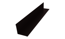 Угол внутренний 40х40 Grand Line 0,45 PE с пленкой RAL 9005 черный (2м)