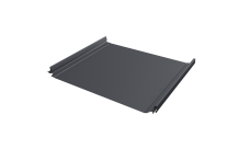 Кликфальц Pro Grand Line 0,5 Rooftop Бархат с пленкой на замках RAL 7024 мокрый асфальт