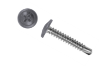 Саморез ПШС 4,2х25 (500шт) шлиц PH2 RAL 7004