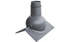 Элемент коньковый Krovent Pipe-Cone серый