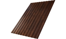 Профнастил С8A в01 Grand Line 0,45 Принт Премиум двухсторонний Бразильская вишня темная Фреш