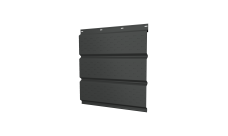 Софит металлический Grand Line полная перфорация 0,5 Satin Matt с пленкой RAL 7016 антрацитово-серый