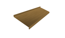 Отлив простой 200 0,45 Print Elite Honey Wood TwinColor (2м)