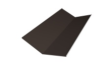 Планка ендовы нижней 300х300 0,5 Satin Matt TX RR 32 темно-коричневый (2м)