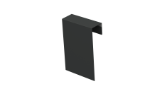 Соединительный профиль фибросайдинга 0,5 Satin с пленкой RAL 7016 антрацитово-серый (3м)