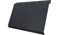 Вертикаль 0,2 classic Grand Line 0,5 Satin Matt с пленкой RAL 7024 мокрый асфальт