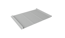 Кликфальц Line Grand Line 0,45 Drap TX с пленкой на замках RAL 7047 телегрей 4