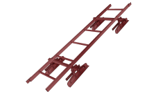 Лестница кровельная под фальц RAL 3011 (1,92м)