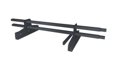 Снегозадержатель трубчатый под фальц Premium 45х25 RAL 7024 (1м) ОЦ