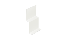 Стартовый профиль фибросайдинга 0,7 PE с пленкой RAL 9003 сигнальный белый (3м)