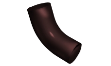 Колено 60 град Grand Line PU 100 мм RAL 8017 шоколад