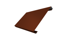 Ламель лицевая 200 забора жалюзи Texas 0,45 PE RAL 3009 оксидно-красный