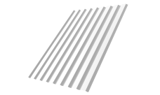 Профнастил С20A 0,45 Drap TX RAL 9003 сигнальный белый