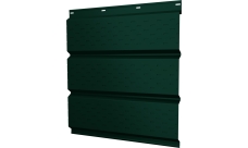 Софит металлический Классик v01 Grand Line полная перфорация 0,45 Drap TR с пленкой RAL 6005 зеленый мох