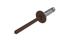 Заклёпка вытяжная Daxmer 3,2х10 (1000шт) нерж/нерж RAL 8017