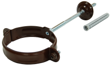 Хомут трубы GL PU 100 мм RAL 8017 шоколад