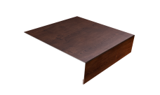 Планка лобовая/околооконная простая 190х50 Grand Line 0,45 Print Premium Cherry Wood Fresh TwinColor (3м)