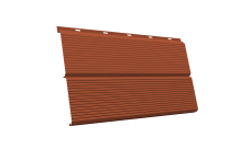 ЭкоБрус 0,345 Gofr Grand Line 0,45 Drap RAL 8004 терракота