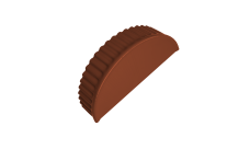 Заглушка торцевая Grand Line 0,45 Drap TX RAL 8004 терракота