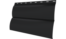 Блок-хаус новый Grand Line 0,5 Сатин с пленкой RAL 9005 черный