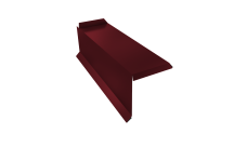 Планка торцевая сегментная 30мм Grand Line Левая 0,45 Drap TX RAL 3005 красное вино