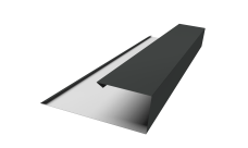 Планка торцевая страховочная Grand Line 0,5 PurPro Matt 275 RAL 7016 антрацитово-серый (2м)