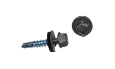 Саморез по металлу Daxmer 5,5х25 RAL 9006 (250) сверло №3