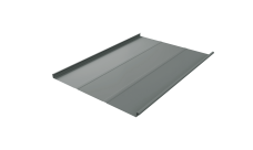 Фальц двойной стоячий Line Grand Line 0,45 PE с пленкой на замках RAL 7005 мышино-серый