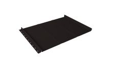 Кликфальц Line Grand Line 0,5 Rooftop Бархат с пленкой на замках RAL 9005 черный