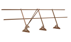 Ограждение кровельное на фальц Grand Line 0,9х3 RAL 8004