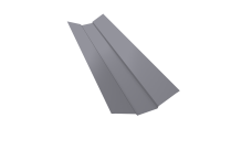 Планка ендовы верхней 95х80х95 Grand Line 0,45 PE с пленкой RAL 7004 сигнальный серый (2м)