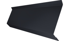 Планка примыкания в штробу 60 Grand Line 0,5 Satin Matt RAL 7024 мокрый асфальт (3м)