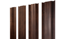 Штакетник М-образный B с прямым резом 0,45 Print Premium Cherry Wood Fresh TwinColor